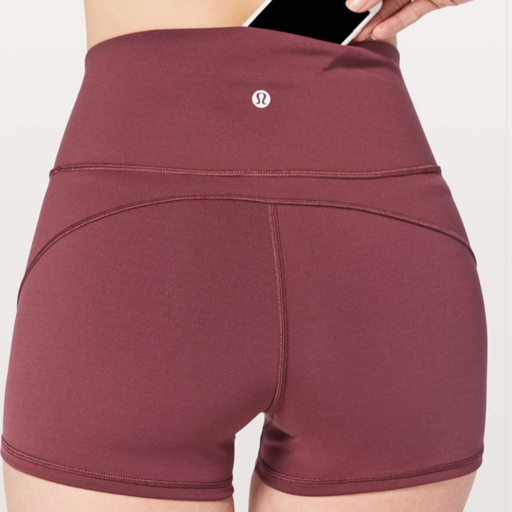 EUC in movement short from lululemon